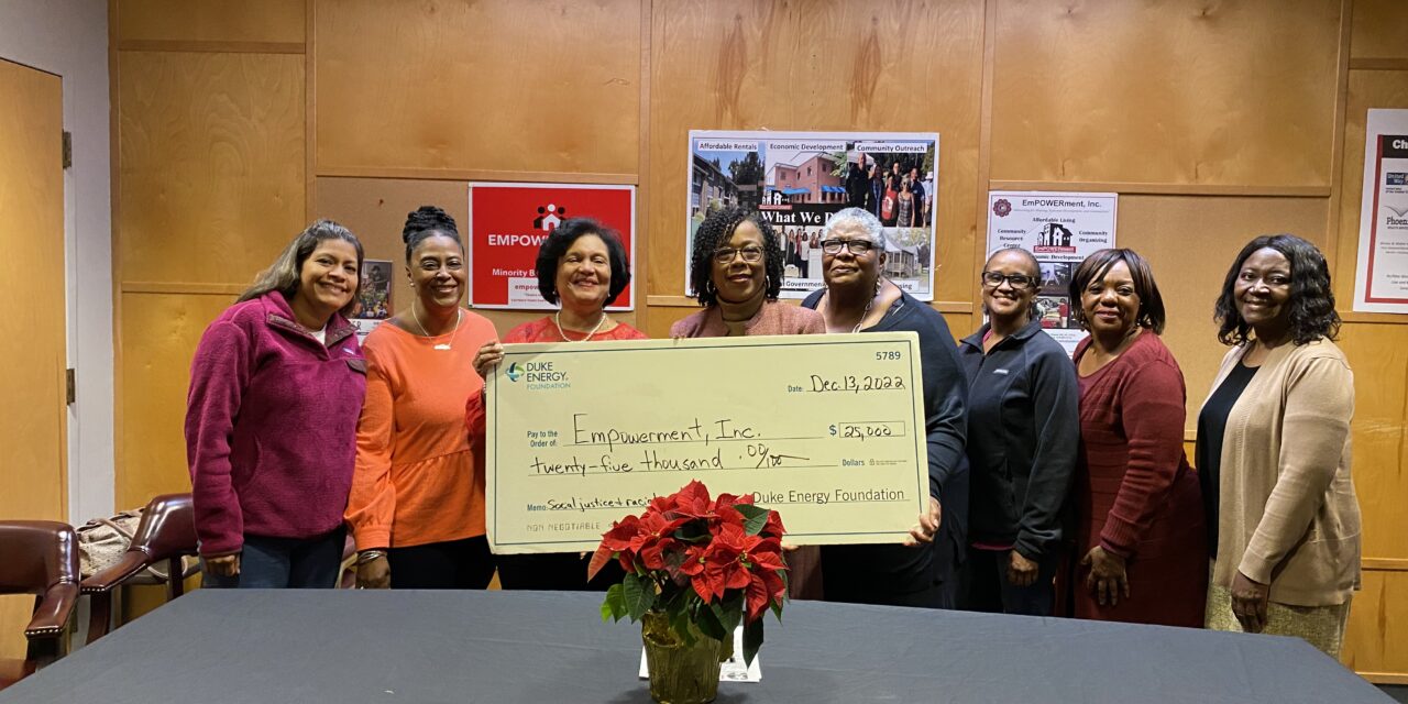 EmPOWERMent’s Minority Business Program Wins Duke Energy Grant