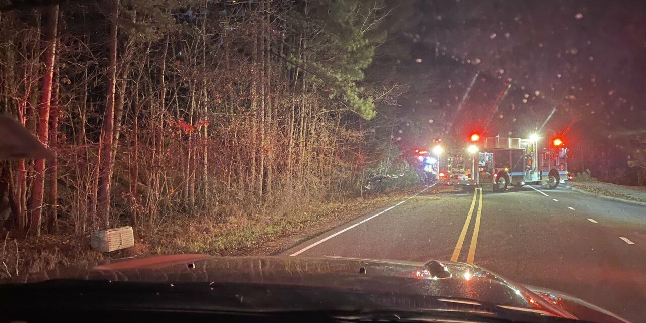 Chapel Hill Fire: 4 Injured in Single-Vehicle Crash that Closed Road