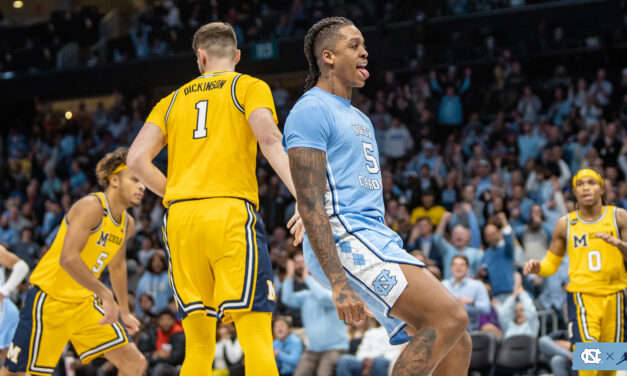 UNC Men’s Basketball Fights Past Michigan at Jumpman Invitational