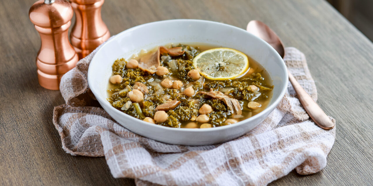 Make It Snappy: Kale, Porcini and Chickpea Miso Stew