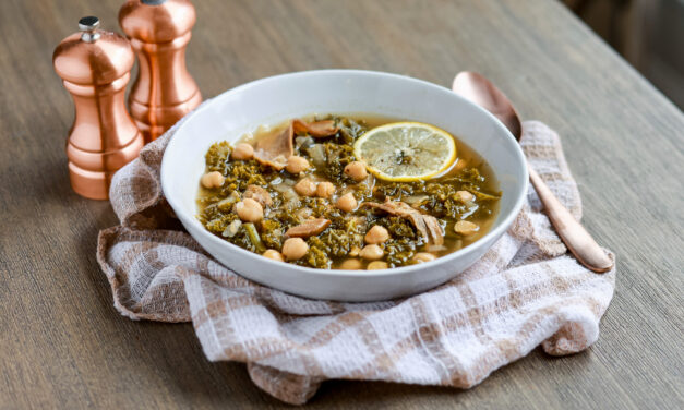 Make It Snappy: Kale, Porcini and Chickpea Miso Stew