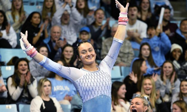 Career Highs Help UNC Gymnastics Defeats NC State in Home Opener