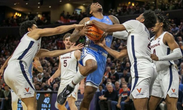 Bacot Injured in UNC Men’s Basketball’s Loss at Virginia