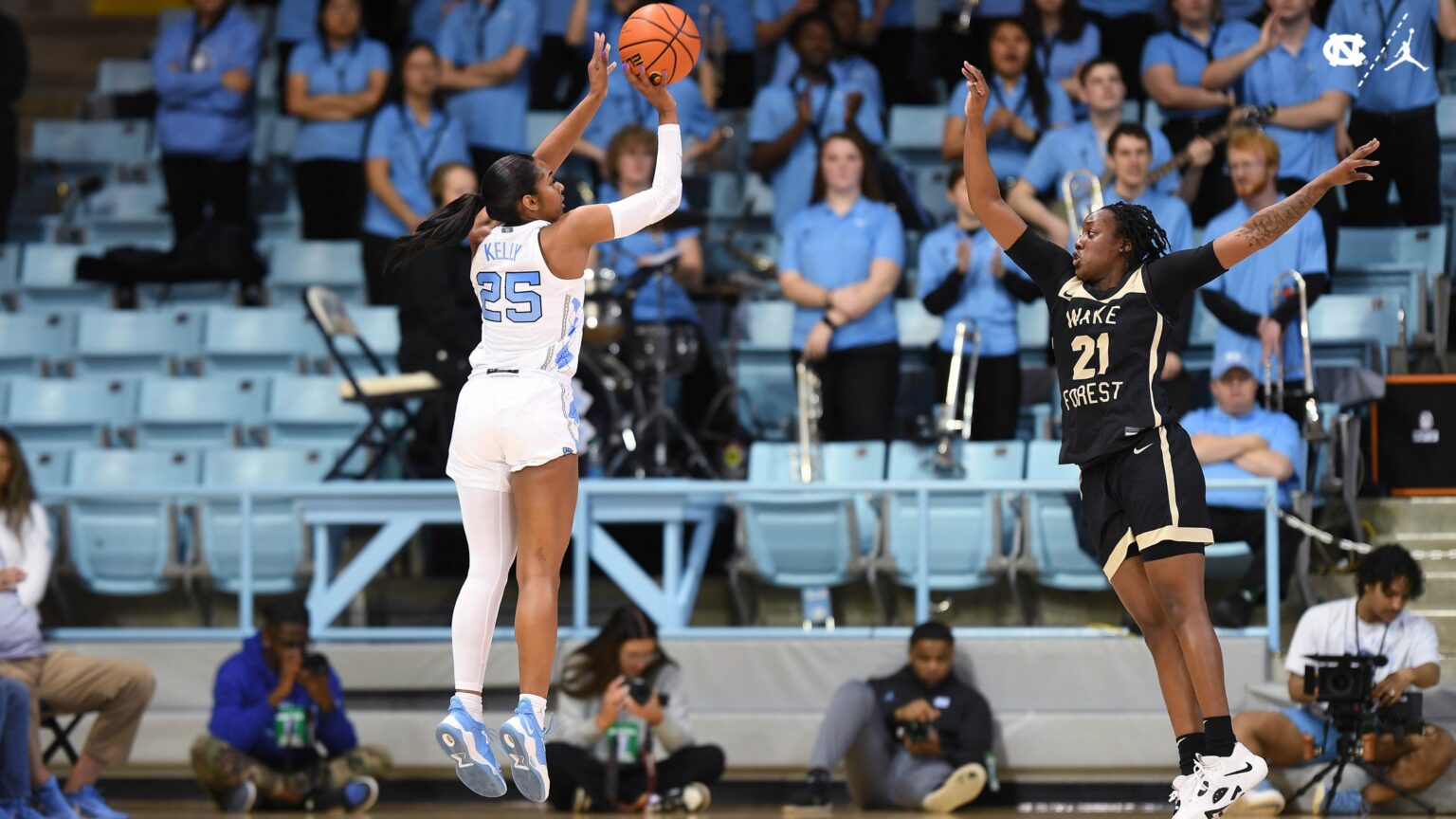 Deja Kelly Powers UNC Women's Basketball Past Wake Forest - Chapelboro.com