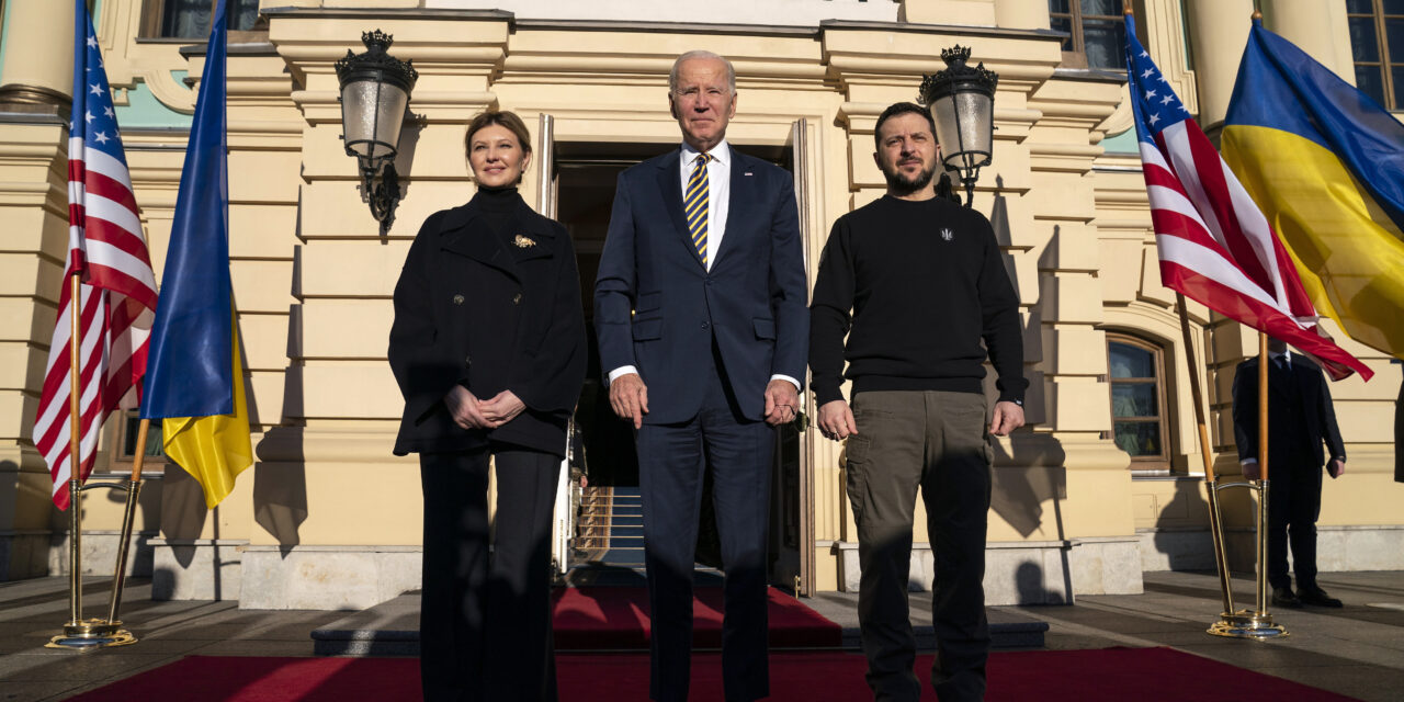 Biden Declares ‘Kyiv Stands’ in Surprise Visit to Ukraine