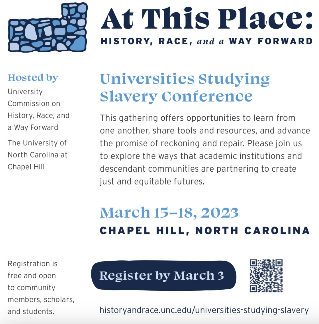 Universities Studying Slavery Spring Conference