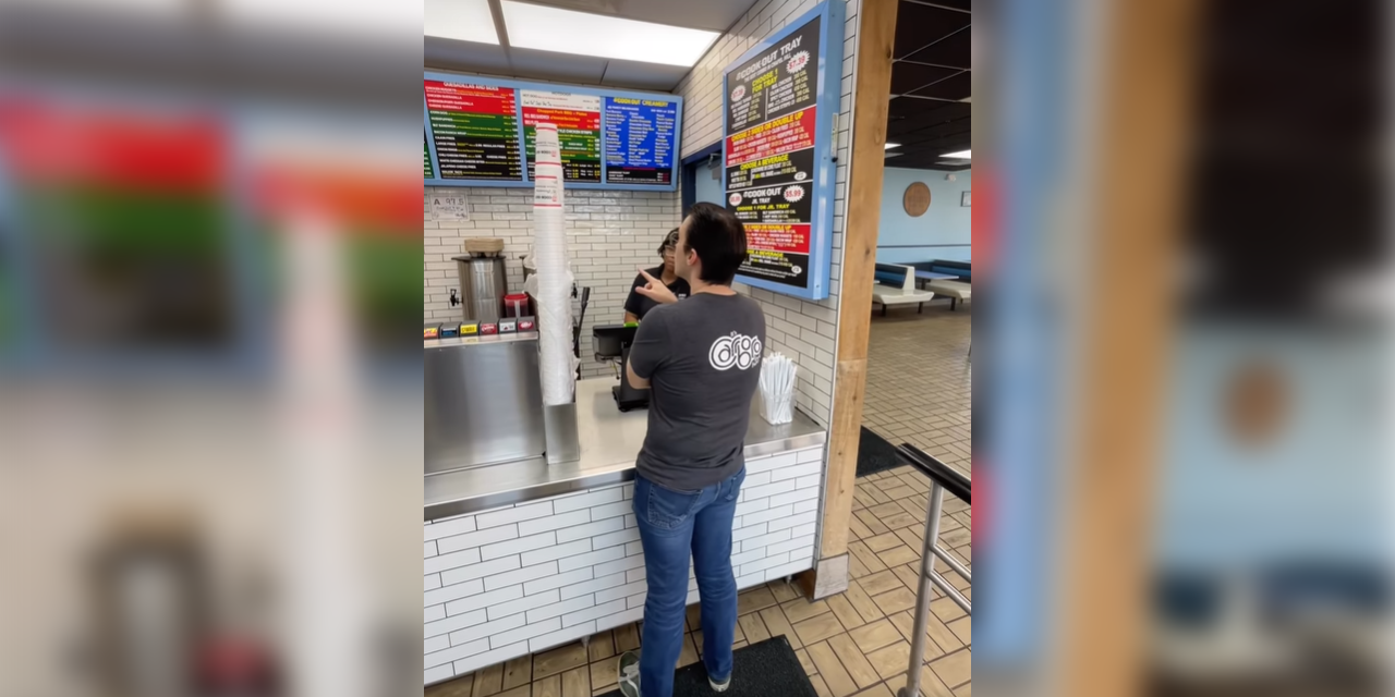 WATCH: 97.9 The Hill’s Aaron Keck Orders His First Cook Out Tray
