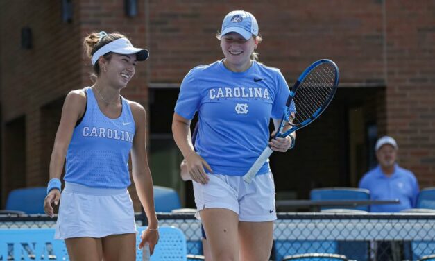UNC Women’s Tennis Advances Past Charleston Southern in NCAA Tournament