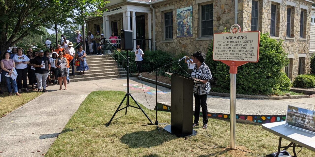 Chapel Hill’s Hargraves Center Officially Added to Statewide Civil Rights Trail