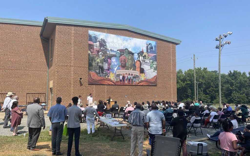 Pittsboro Holds Celebrations for New Mural, Juneteenth