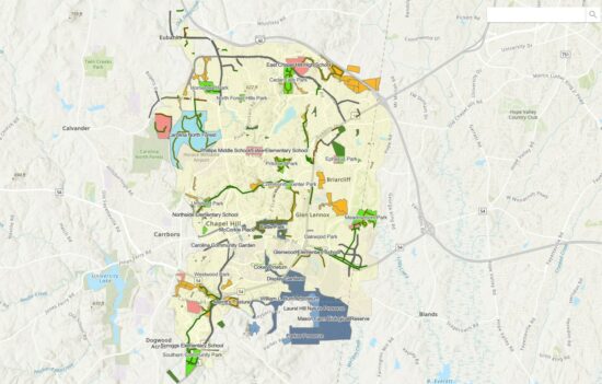 Town Of Chapel Hill Interactive Parks Map Screenshot 2023 550x351 