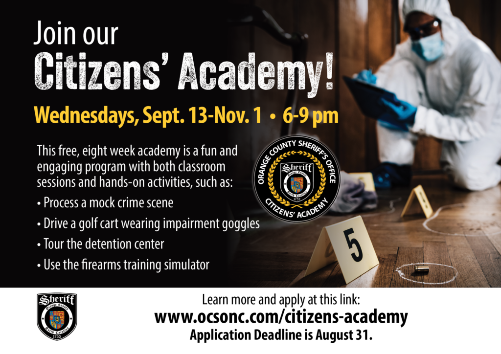 Orange County Sheriff's Office Citizens' Academy