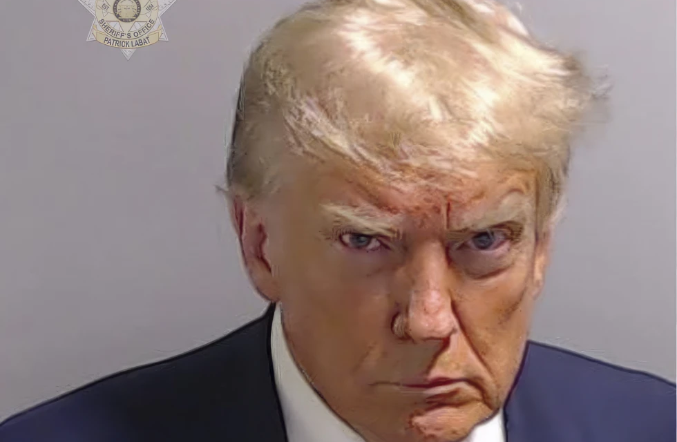 Mug Shot of Donald Trump Shows Scowling Former President During Speedy Booking at Atlanta Jail