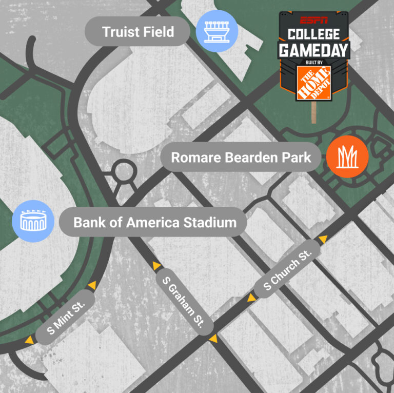 Espn Complex Map ESPN College GameDay, Featuring UNC Football: How to Attend, Watch on ...