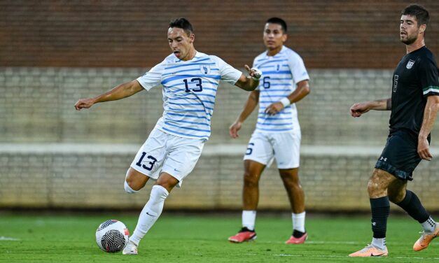 Odd Goal Helps UNC Men’s Soccer Win at East Tennessee State