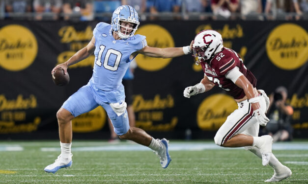 UNC Football Smothers South Carolina in Season-Opening Victory