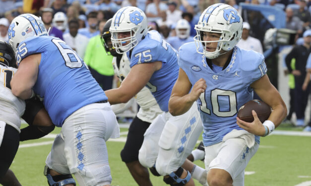 UNC Football Drops to No. 20 in Latest AP Poll