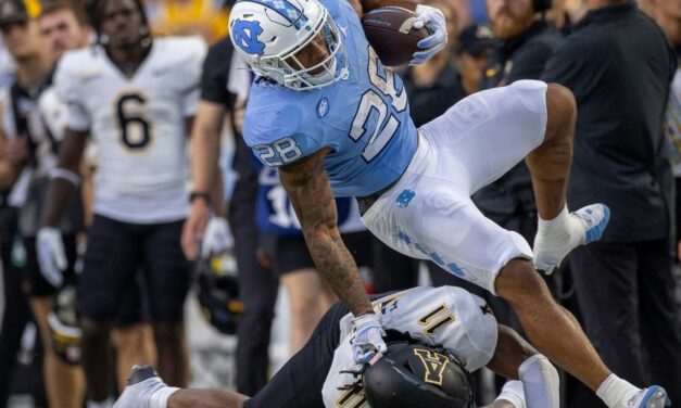 UNC’s Omarion Hampton Named National Player of the Week
