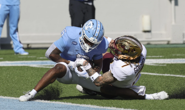 UNC’s Nate McCollum Named ACC Receiver of the Week