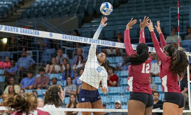 UNC Volleyball Sweeps Weekend Homestand