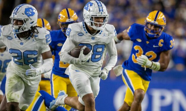 UNC Football’s Huzzie, Rucker Earn ACC Players of the Week Recognition