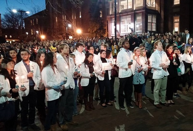 Thousands Gather at UNC to Pay Tribute to 3 Shooting Victims