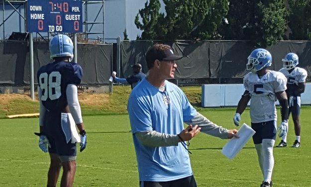 UNC Training Camp: Chizik’s Presence Looms Large Over Schoettmer, Defense