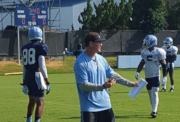 UNC Training Camp: Chizik’s Presence Looms Large Over Schoettmer, Defense