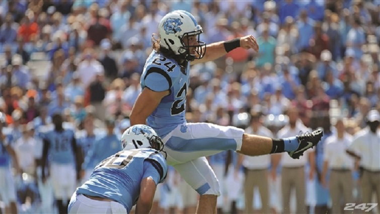 UNC Kicker Nick Weiler Named Semifinalist for Wooden Cup