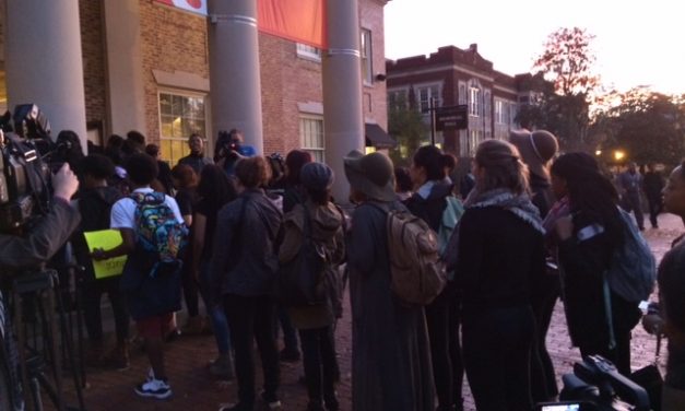 UNC Town Hall Interrupted By Protest