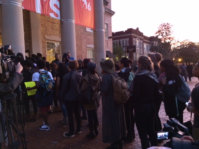 UNC Town Hall Interrupted By Protest