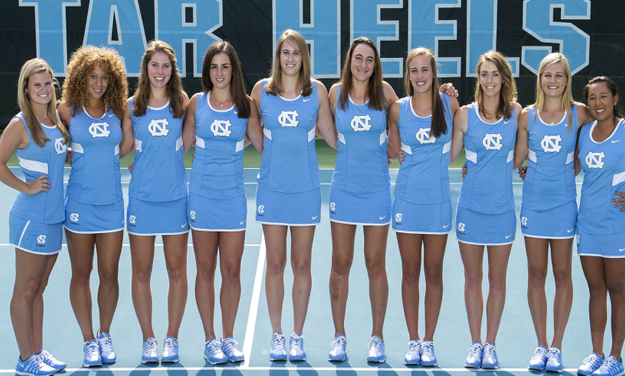 No. 4 UNC Women’s Tennis Shuts Out Syracuse