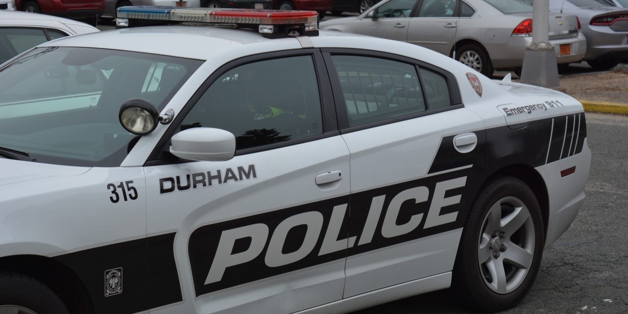 Durham Police Cruiser Struck by Stolen Vehicle