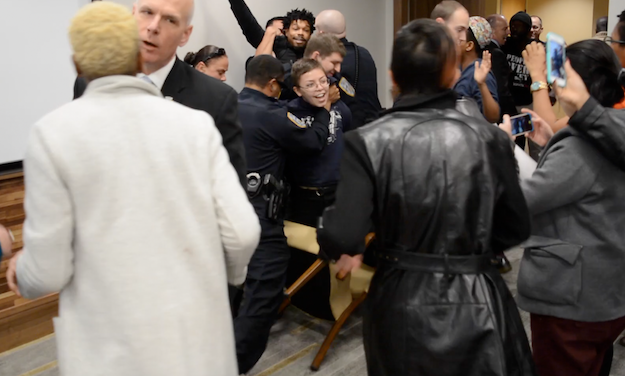 Protesters Arrested at UNC Board of Governors Meeting