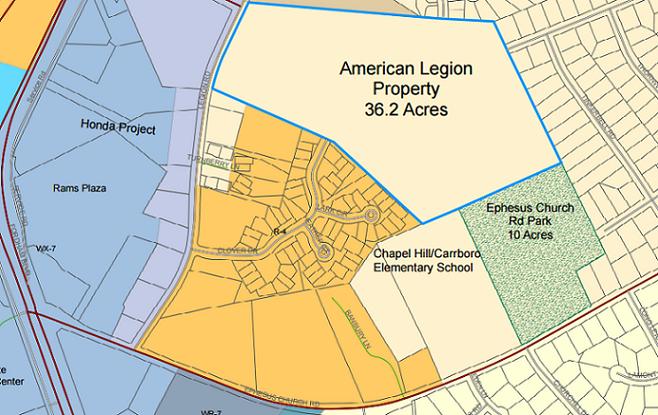 Chapel Hill Begins Planning Future of American Legion Property