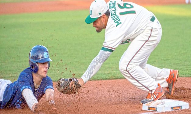 UNC Baseball Swept by Miami; Loses 7-4 in Game 3
