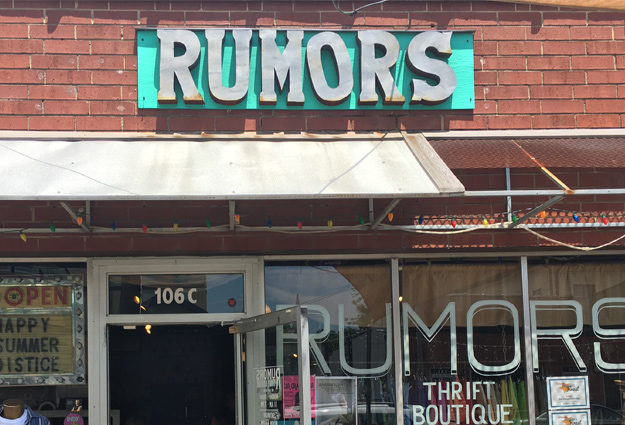 Rumors: Chapel Hill’s Thrift Boutique
