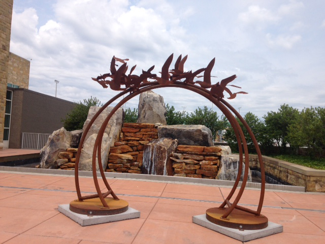 Bolin Creek Trail Receives Art Sculpture