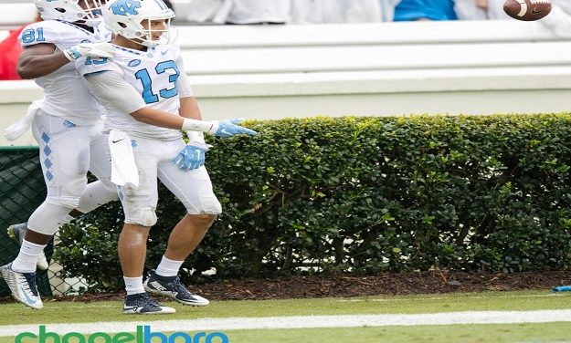 UNC Football Ready For Life Without Hollins During First Half vs. Georgia