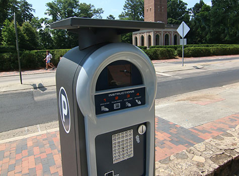 New Digital Parking Meters Installed on UNC Campus