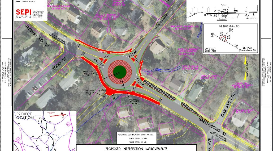 NCDOT Looking into Options for Carrboro Intersection