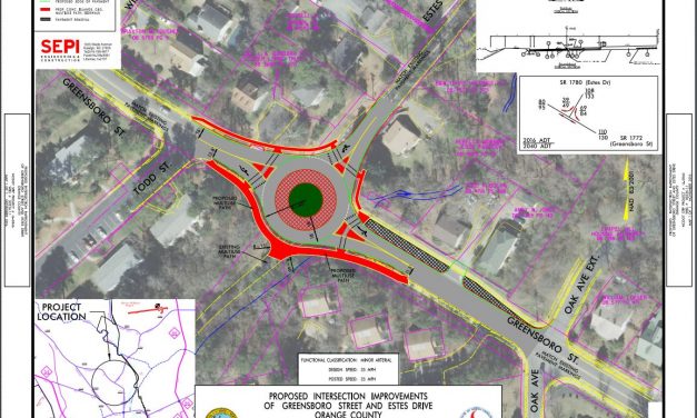 Estes Drive, N. Greensboro Intersection to be Closed, Detour Added