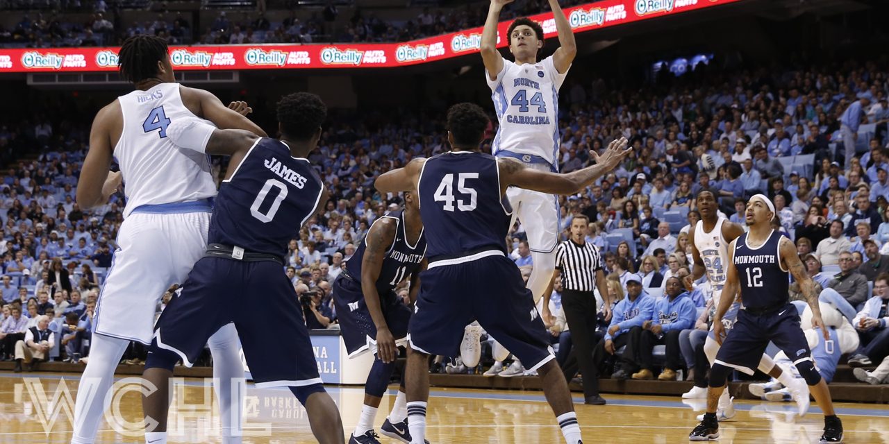 No. 9 UNC Rides Jackson’s Hot Hand to Victory Over Monmouth