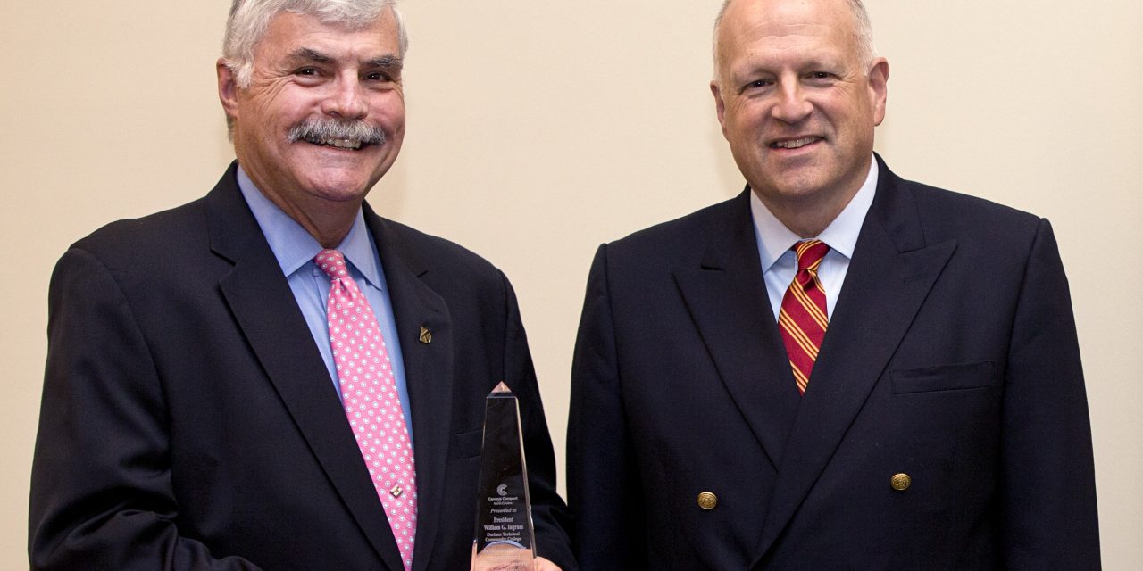 Durham Tech President Wins Award from Campus Compact