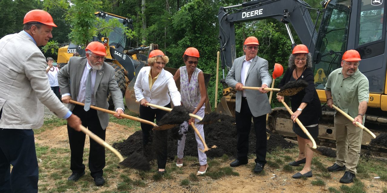 Groundbreaking Held for Rogers Road Sewer Project 40 Years in the Making