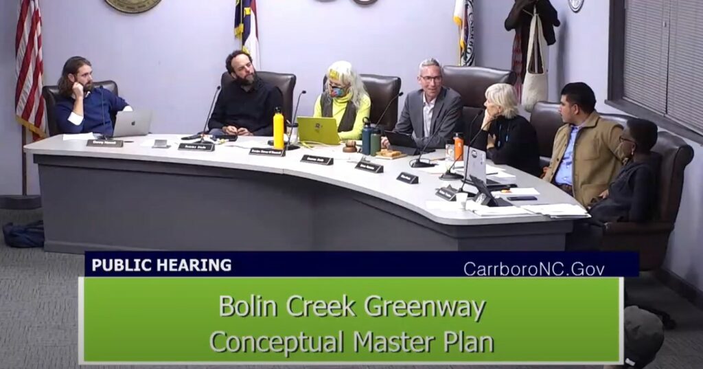 Carrboro Approves Concept For Bolin Creek Greenway Connection After