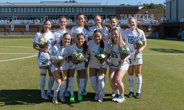 UNC Women’s Soccer Uses Offensive Avalanche to Bury Syracuse on Senior Day