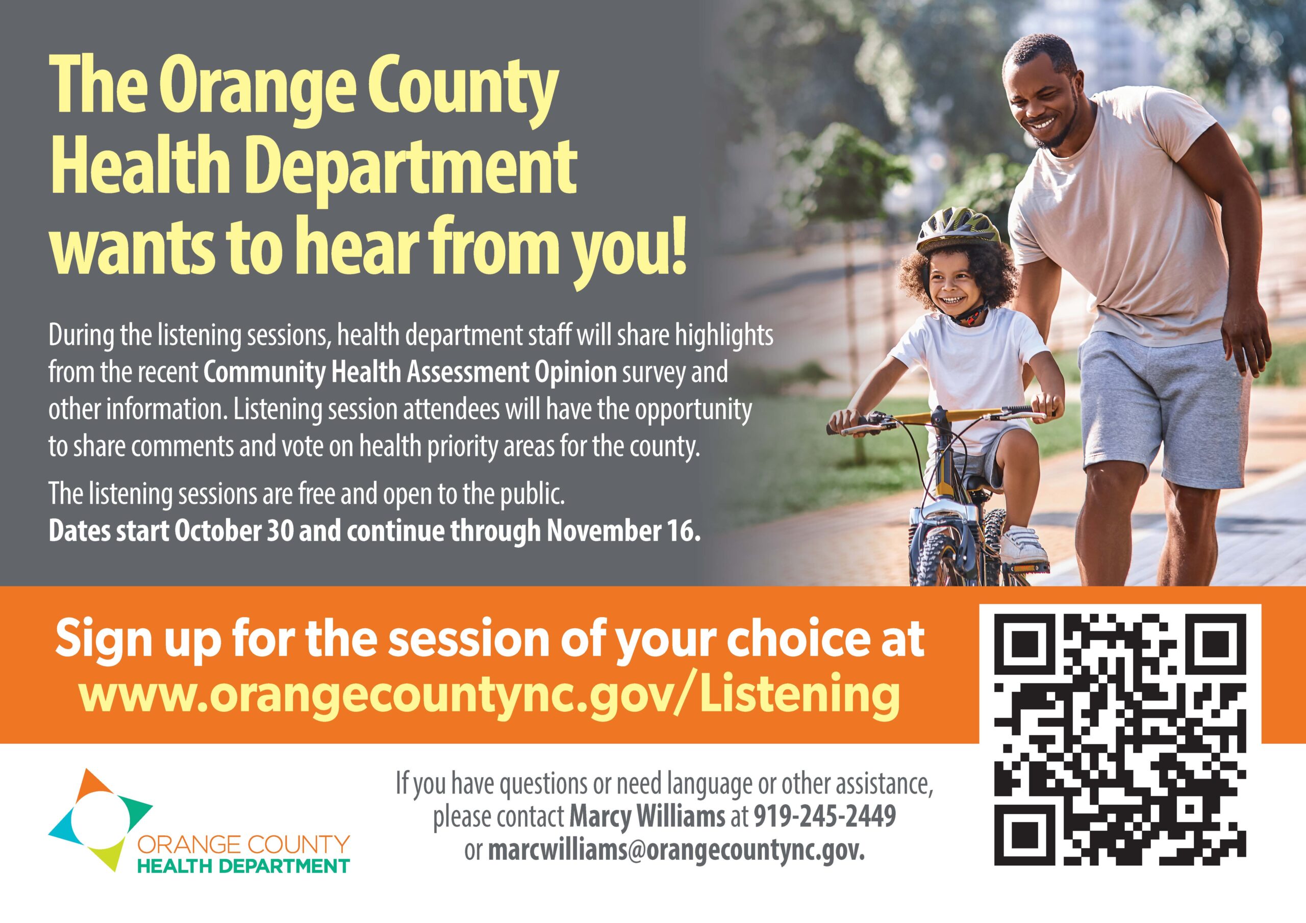 Orange County Community Health Listening Session