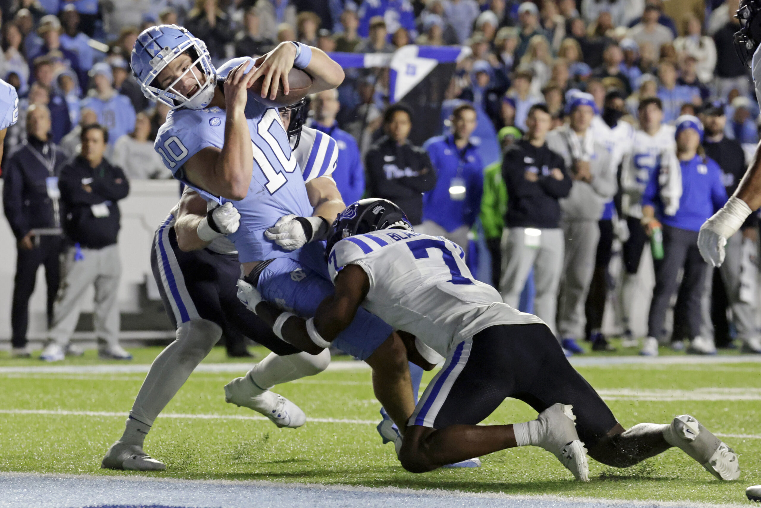 UNC Football Survives Double-Overtime Ordeal, Wins 5th Straight Vs ...