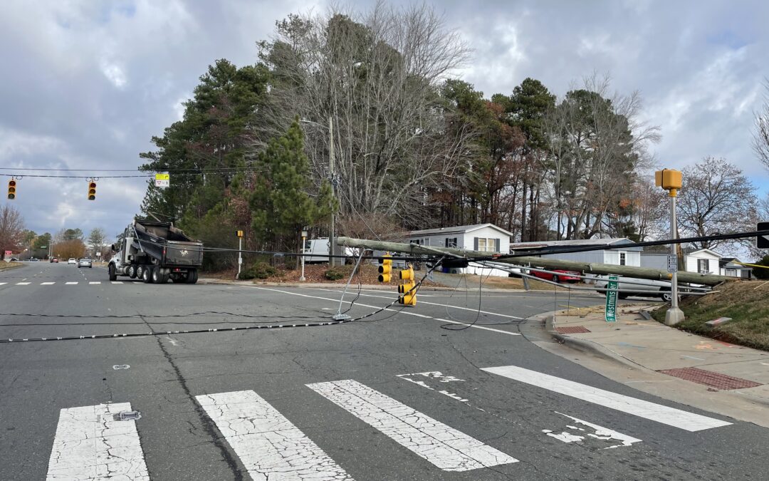 Crash Takes Down Traffic Lights, Closes MLK Boulevard in Chapel Hill